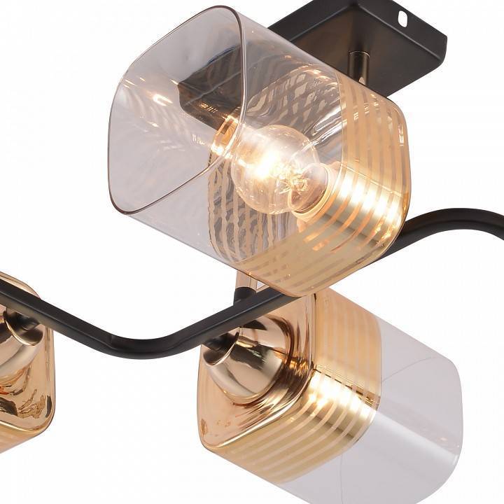 Люстра на штанге Reluce 01615 01615-0.3-06 BK+FGD