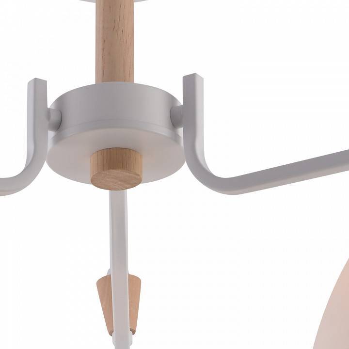 Люстра на штанге Reluce 01622 3 лампы 01622-0.3-03 WH+WOOD