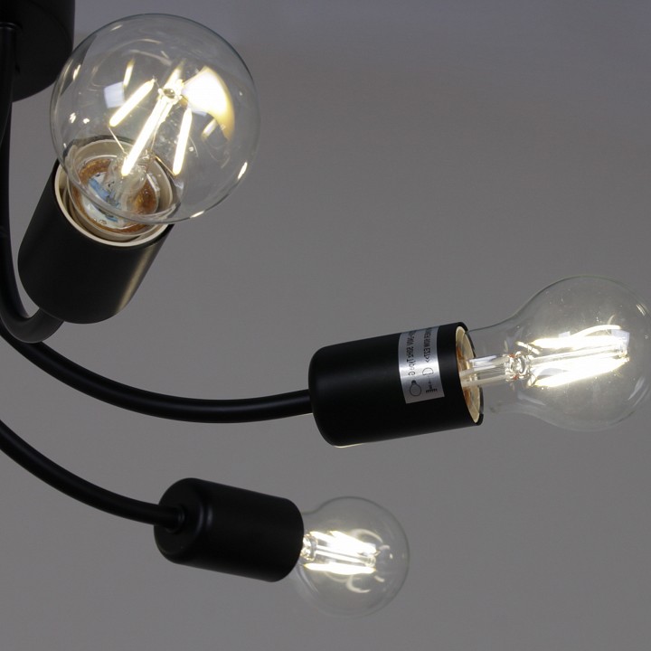 Люстра потолочная De City 01730-0.3-06 BK