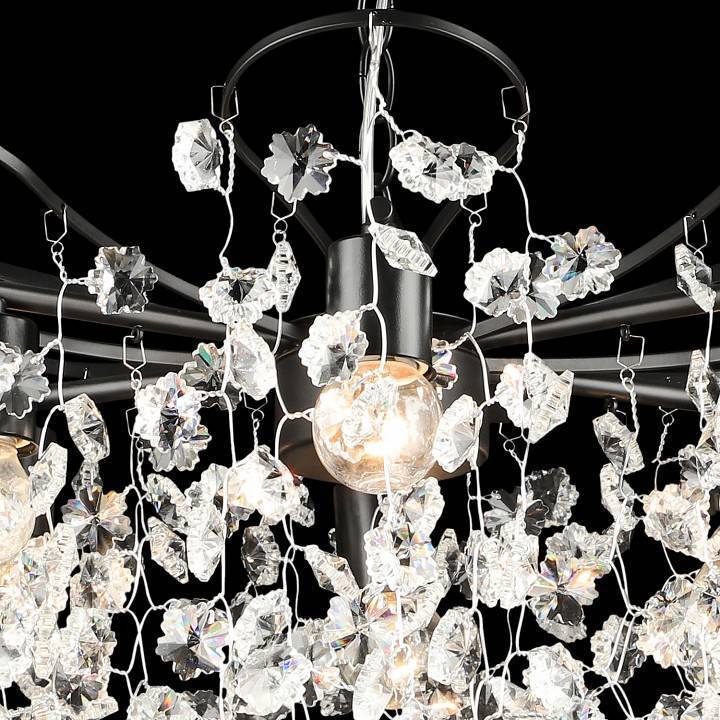 Подвесная люстра De Markt Лофт 6 ламп 02496-0.4-06 BK