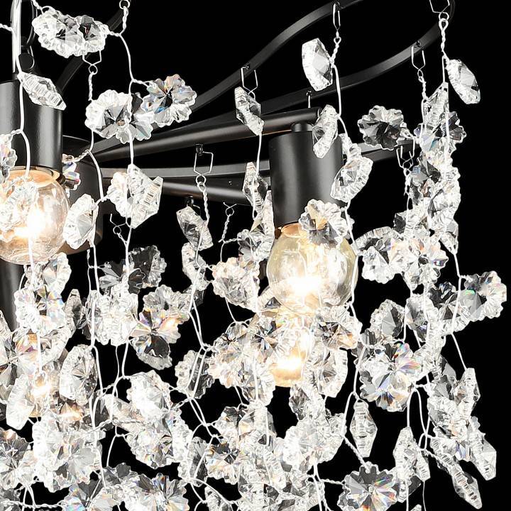 Подвесная люстра De Markt Лофт 6 ламп 02496-0.4-06 BK