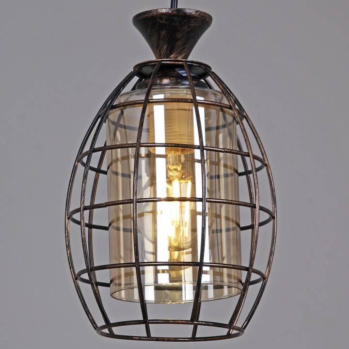 Подвесной светильник 03525-0.9-03 BK+GD