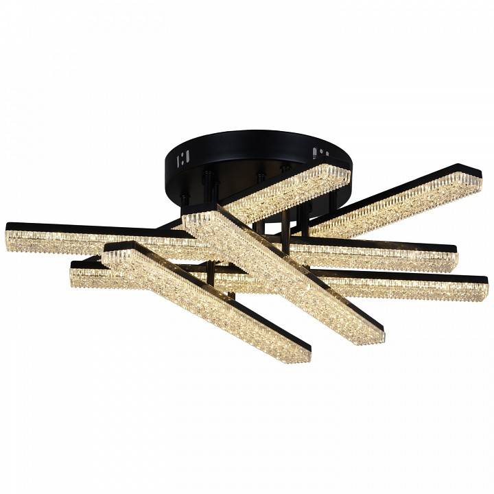 Потолочная люстра Reluce 03749 6 ламп черная 03749-3.3-06C BK