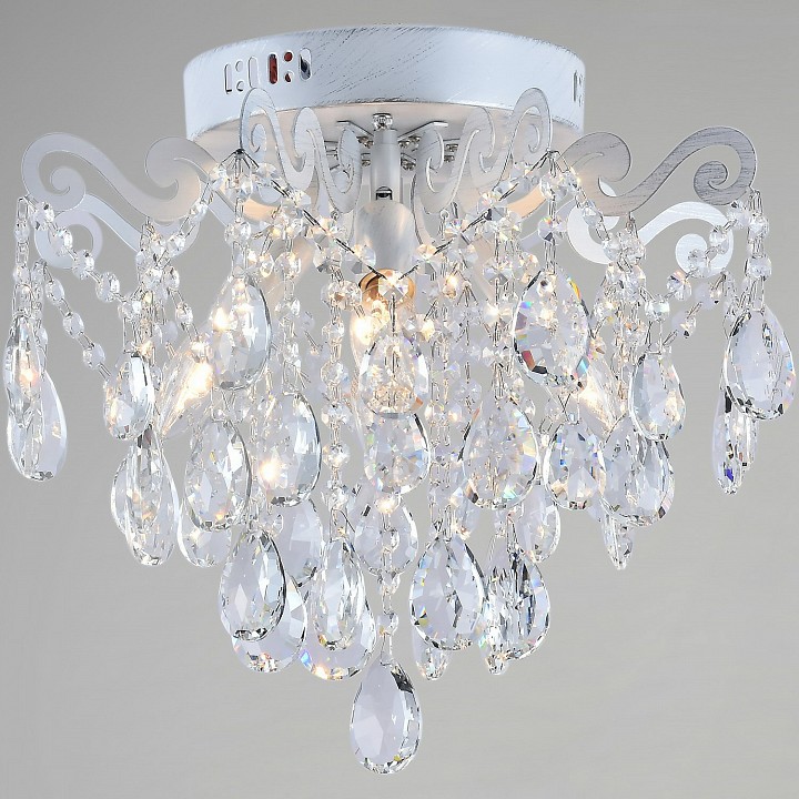 Люстра потолочная De City 04033-0.3-04 WH+SILVER PN