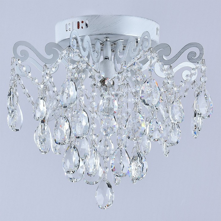 Люстра потолочная De City 04033-0.3-04 WH+SILVER PN