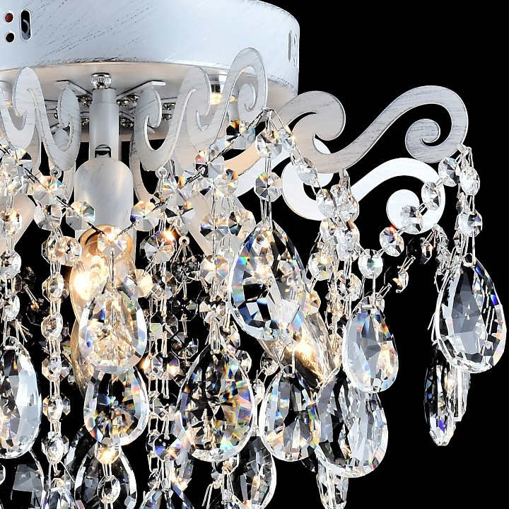 Люстра потолочная De City 04033-0.3-04 WH+SILVER PN