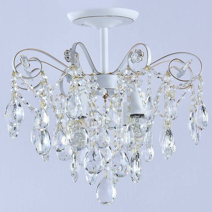 Люстра на штанге Reluce 04055 4 лампы WH+GOLD PN 04055-0.3-04 WH+GOLD PN