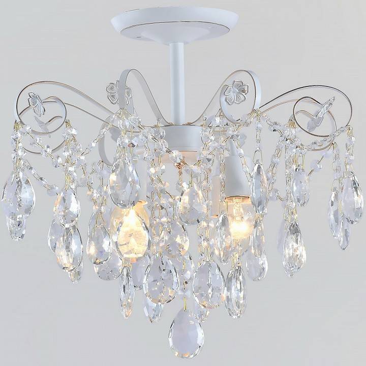 Люстра на штанге Reluce 04055 4 лампы WH+GOLD PN 04055-0.3-04 WH+GOLD PN