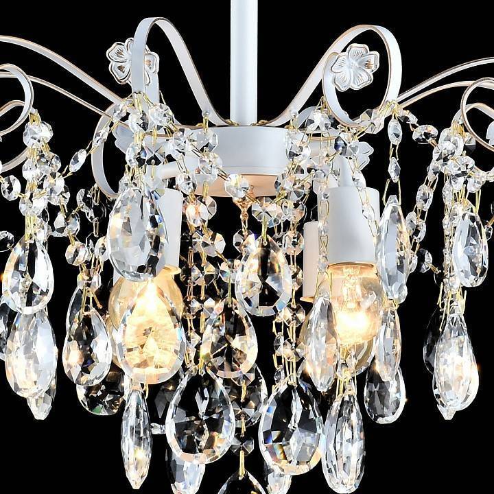 Люстра на штанге Reluce 04055 4 лампы WH+GOLD PN 04055-0.3-04 WH+GOLD PN