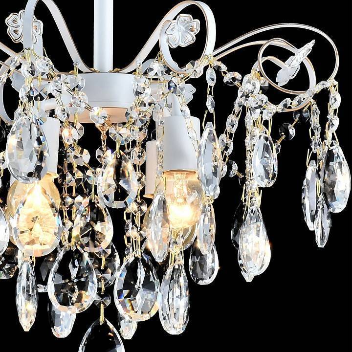 Люстра на штанге Reluce 04055 4 лампы WH+GOLD PN 04055-0.3-04 WH+GOLD PN