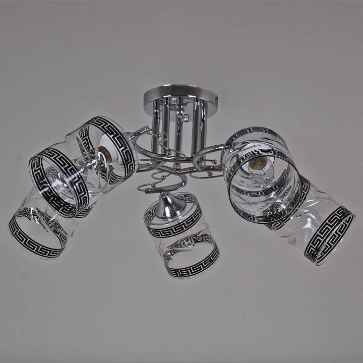 Люстра на штанге Reluce 04078 5 ламп хром 04078-0.3-05 CH