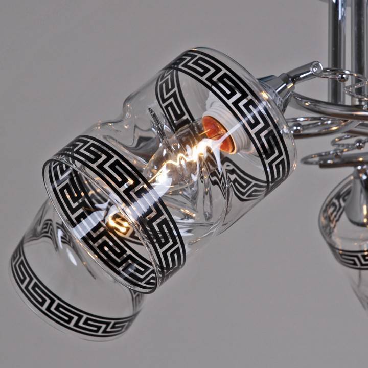 Люстра на штанге Reluce 04078 5 ламп хром 04078-0.3-05 CH