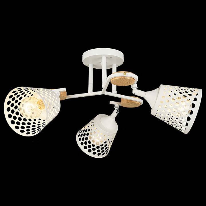 Люстра на штанге Reluce 04218 3 лампы белый 04218-0.3-03 WT