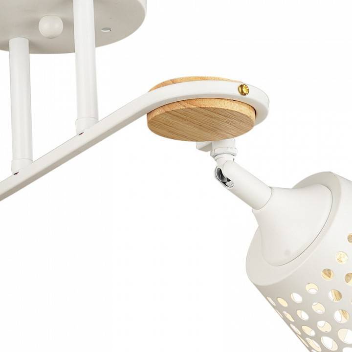 Люстра на штанге Reluce 04218 3 лампы белый 04218-0.3-03 WT