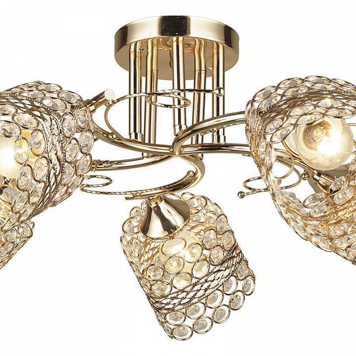 Люстра на штанге Reluce 04481 5 ламп французское золото 04481-0.3-05 FGD