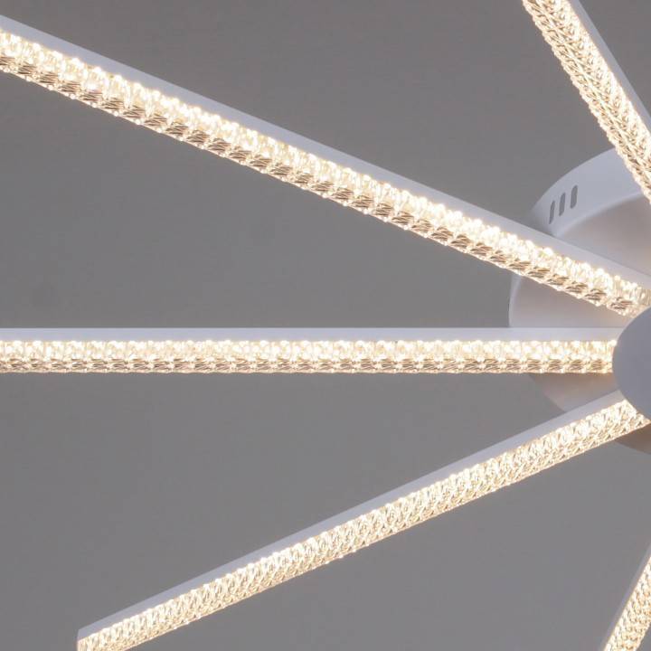 Потолочная люстра De Markt 06537-0.3-5+5 WH белый 06537-0.3-5+5 WH