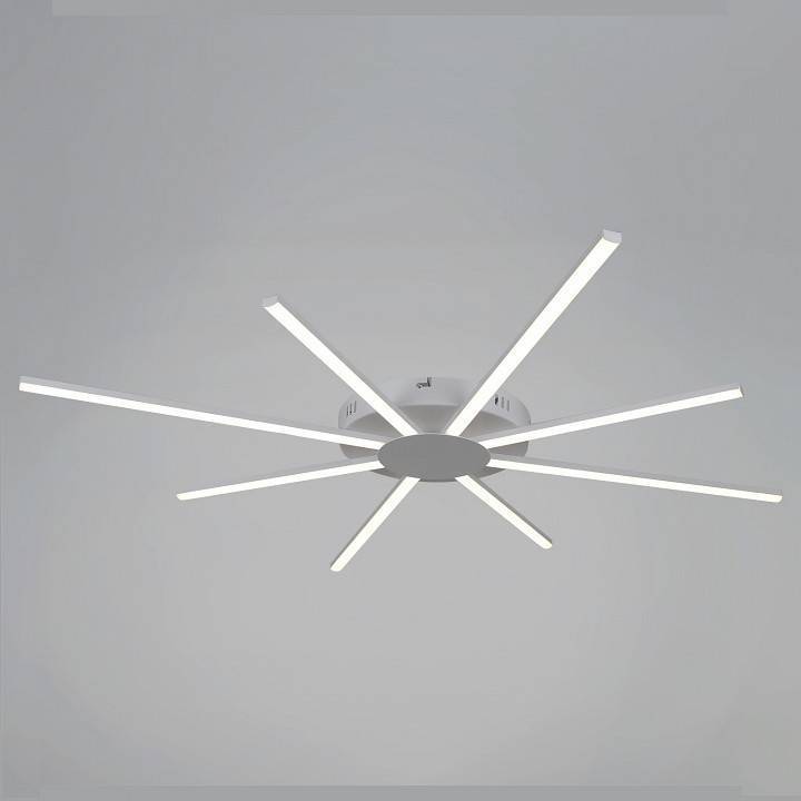 Потолочная люстра De Markt 06543-0.3-4+4 WH белый 06543-0.3-4+4 WH