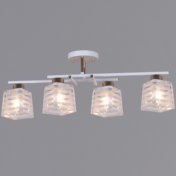 Люстра на штанге Reluce 09260-0.3-04 WH+FG