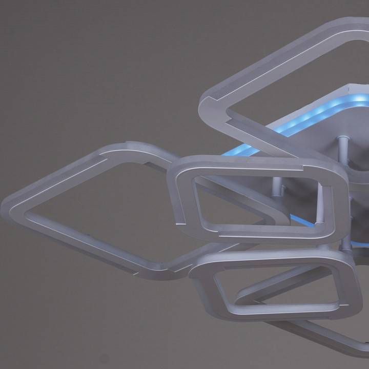 Люстра потолочная De Markt 09821-3.3-4+4 WH (RGB)