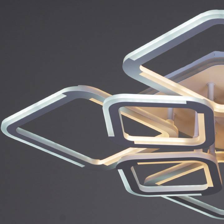 Люстра потолочная De Markt 09821-3.3-4+4 WH (RGB)