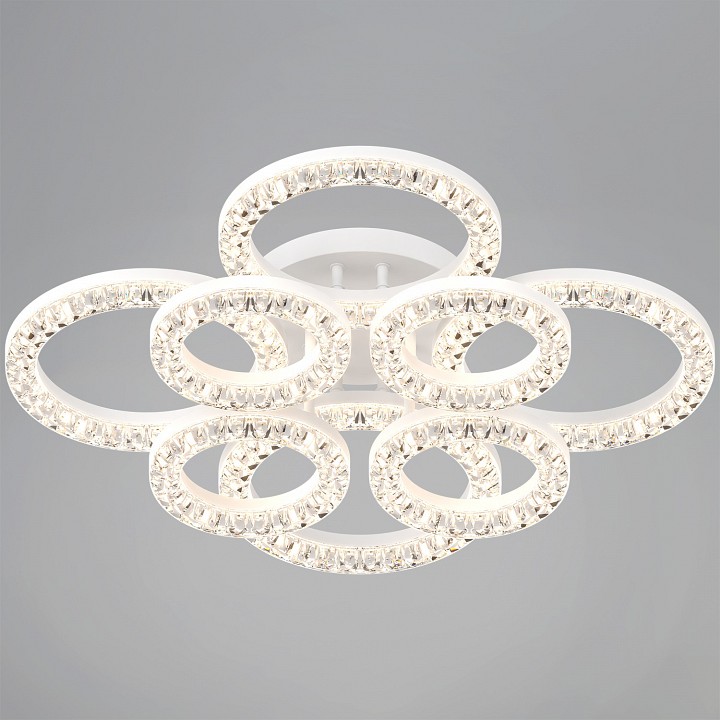 Люстра на штанге  09847-0.3-4+4A WH