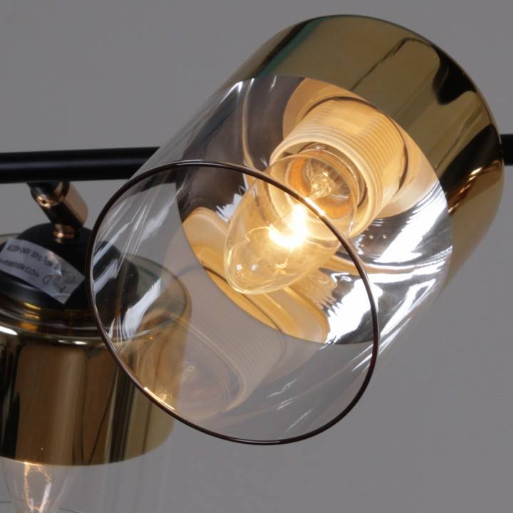 Люстра на штанге Reluce 11555 4хE27 BK+FGD 11555-0.3-04 BK+FGD