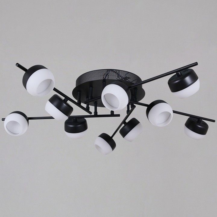 Люстра на штанге Reluce  11590-0.3-10 Black
