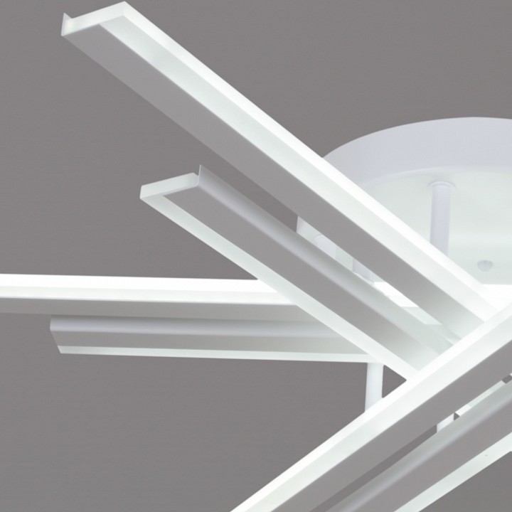 Люстра на штанге  16090-0.3-06 BK/WH