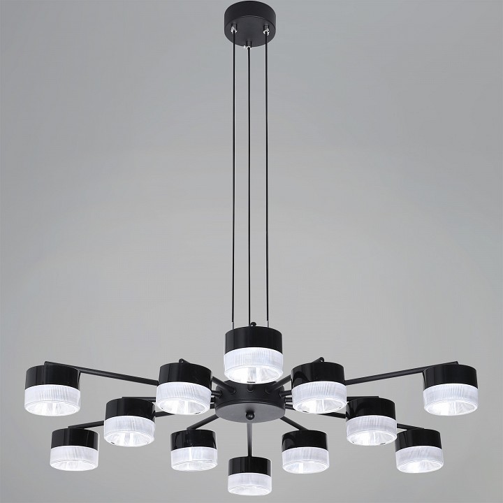 Подвесная люстра  19490-0.4-6+6 Black