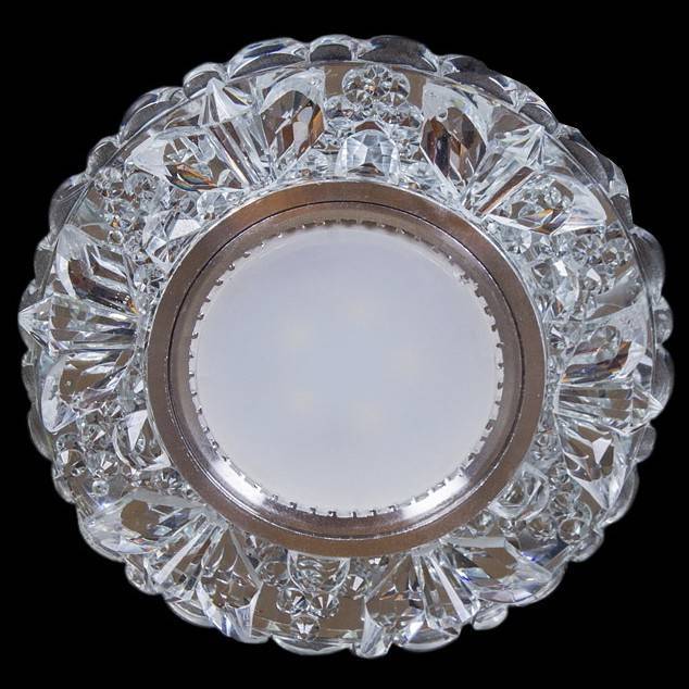 Встраиваемый светильник Reluce MR16+LED 3 Вт прозрачный 42204-9.0-001PL