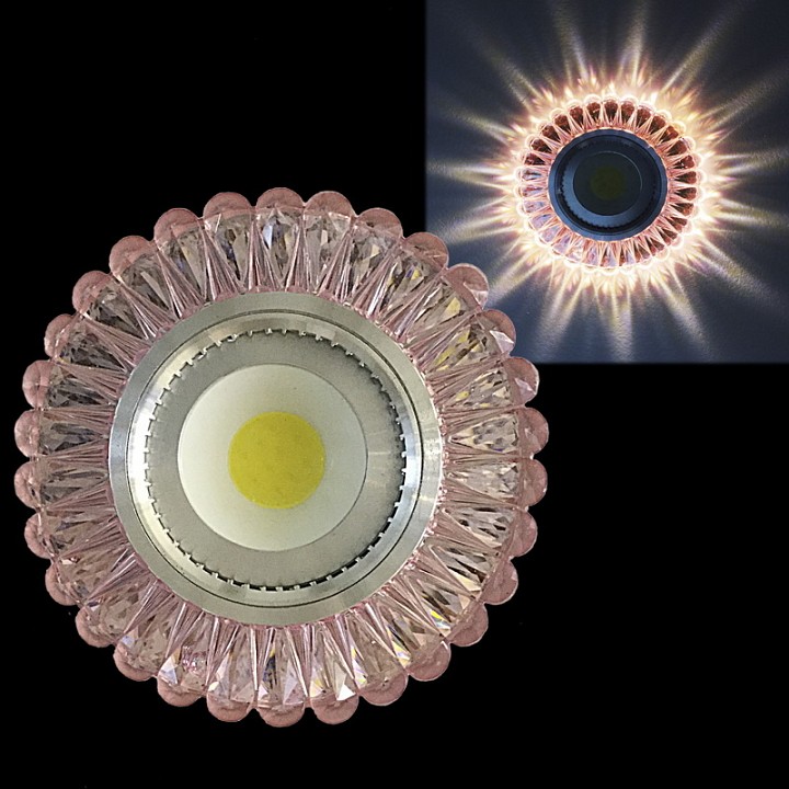 Встраиваемый светильник  42230-9.0-001PL MR16+LED3W PK