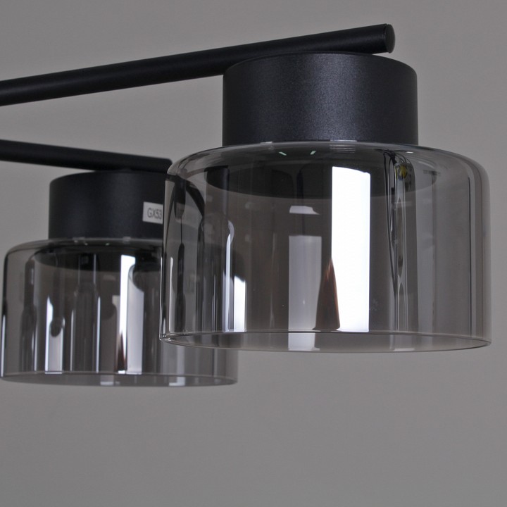 Люстра на штанге De City 47010-0.3-06 BK 6 ламп 47010-0.3-06 BK