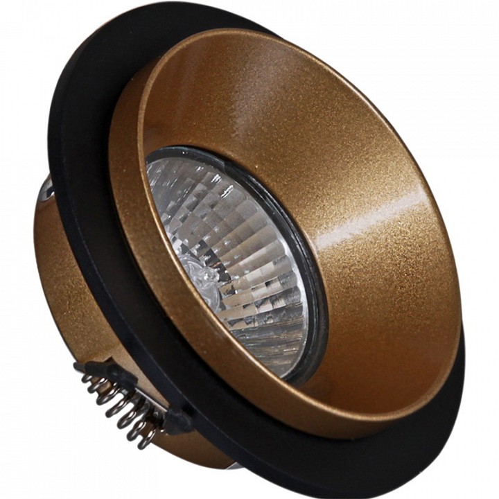 Встраиваемый светильник  51611-9.0-001MN MR16 BK+GD