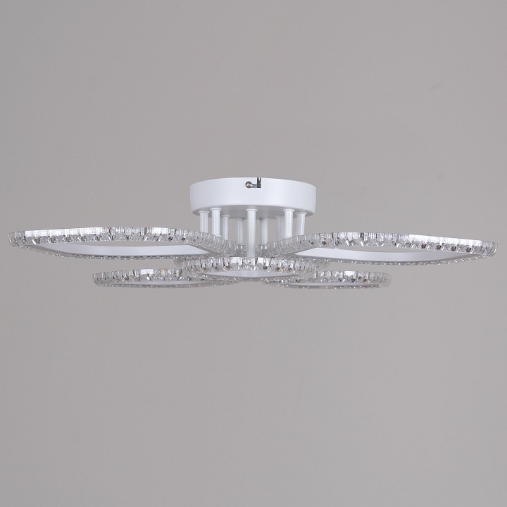 Люстра на штанге светодиодная Reluce 56890-0.3-3+3A WH