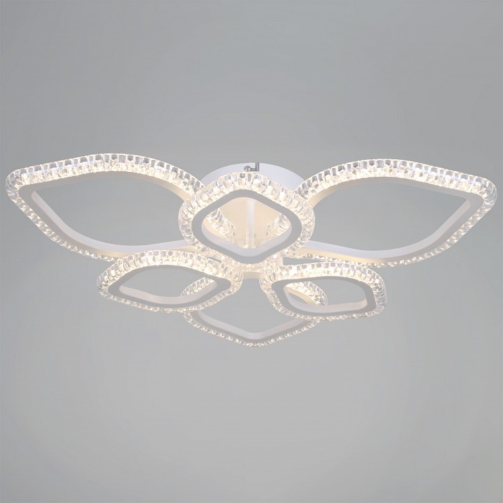 Люстра на штанге светодиодная Reluce 56890-0.3-3+3A WH