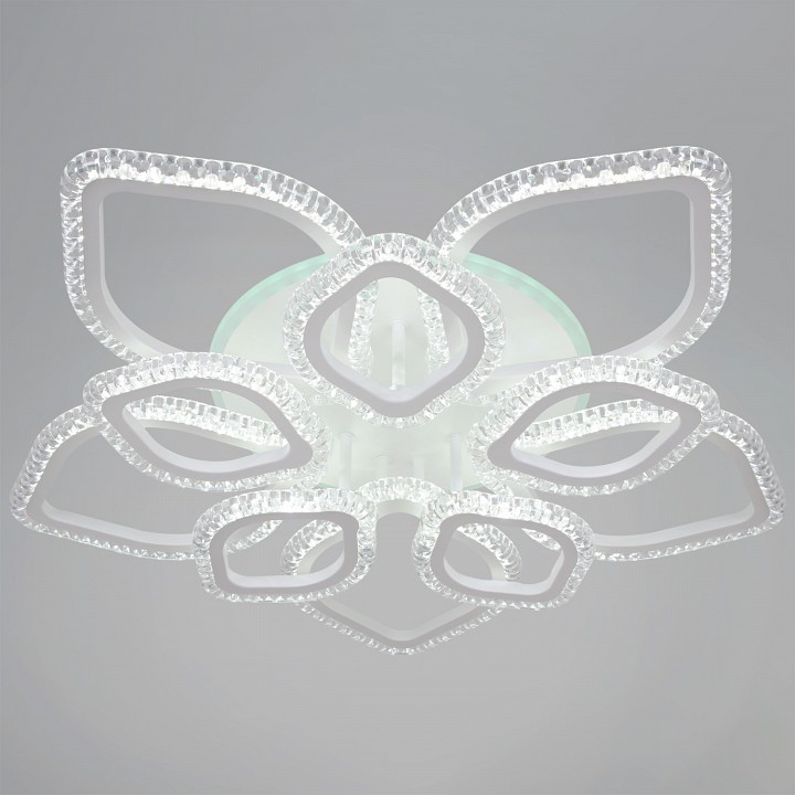 Люстра на штанге светодиодная Reluce 56890-0.3-5+5A WH (RGB)