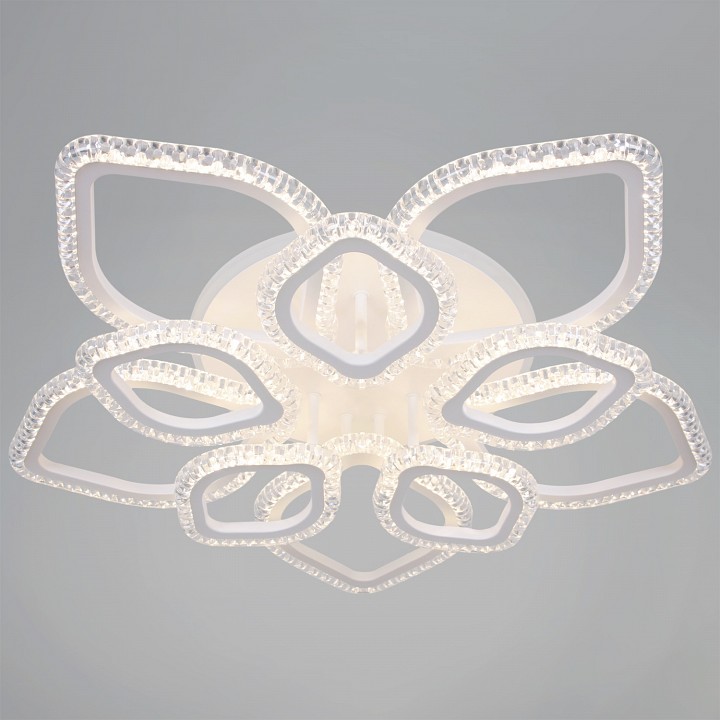 Люстра на штанге светодиодная Reluce 56890-0.3-5+5A WH (RGB)