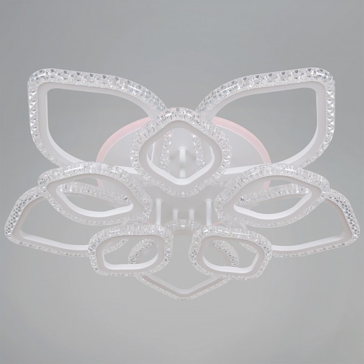 Люстра на штанге светодиодная Reluce 56890-0.3-5+5A WH (RGB)