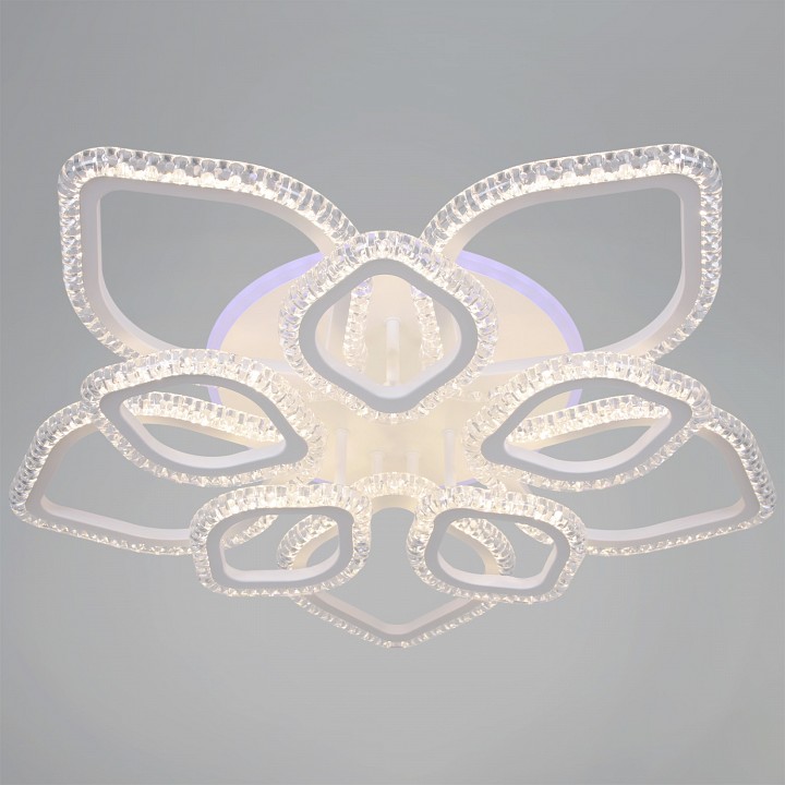 Люстра на штанге светодиодная Reluce 56890-0.3-5+5A WH (RGB)