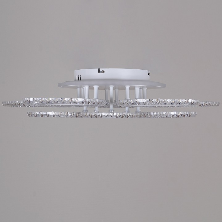 Люстра на штанге светодиодная Reluce 56890-0.3-5+5A WH (RGB)