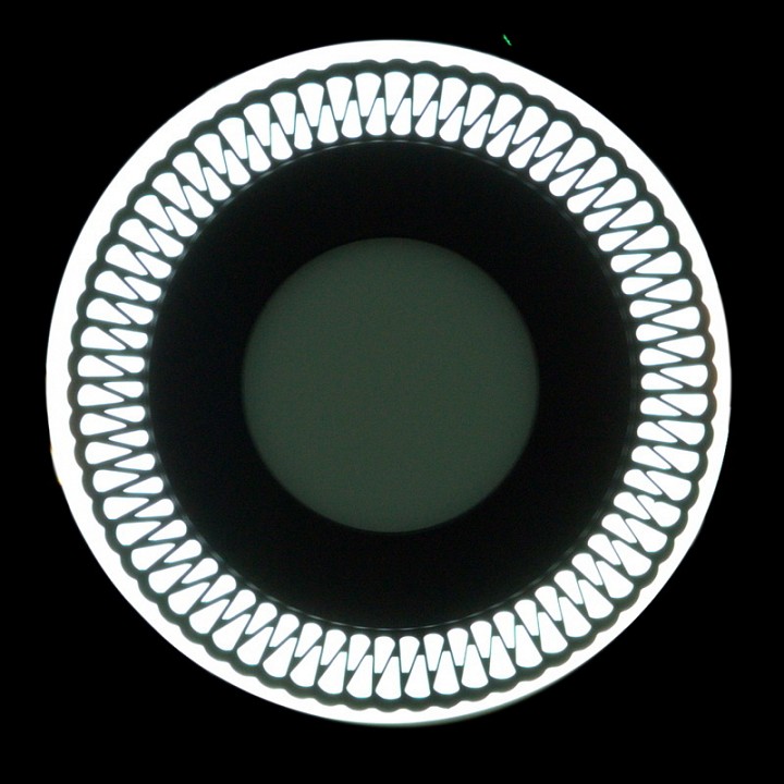 Встраиваемый светильник 63903-9.0-001RD LED3+3W BK