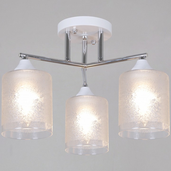 Люстра на штанге  69160-0.3-03 WH+BK