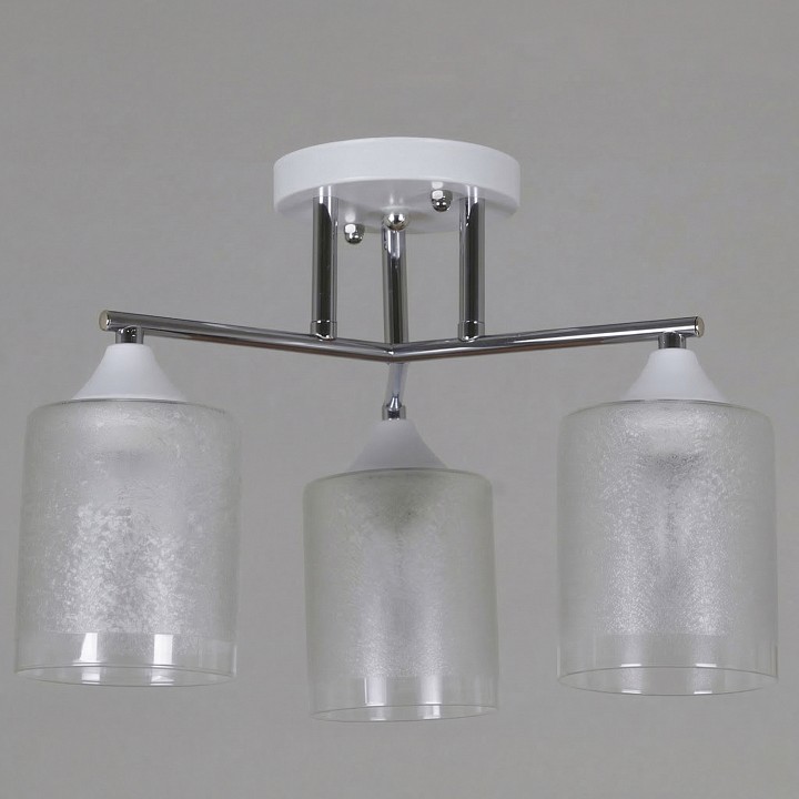 Люстра на штанге  69160-0.3-03 WH+BK