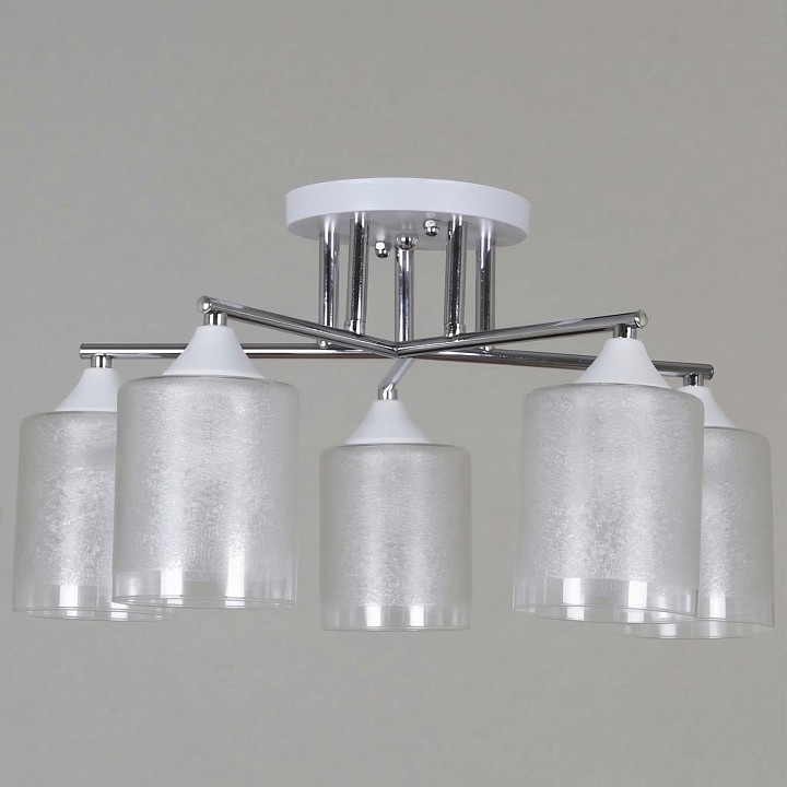 Люстра на штанге  69160-0.3-05 WH+BK