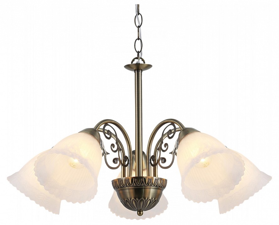 Подвесная люстра De Markt Оливия 5 ламп 74458-0.4-05