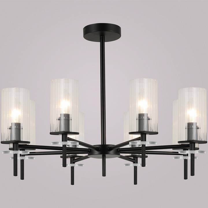 Люстра на штанге De Markt Сити 8x40 Вт E14 74590-0.3-08