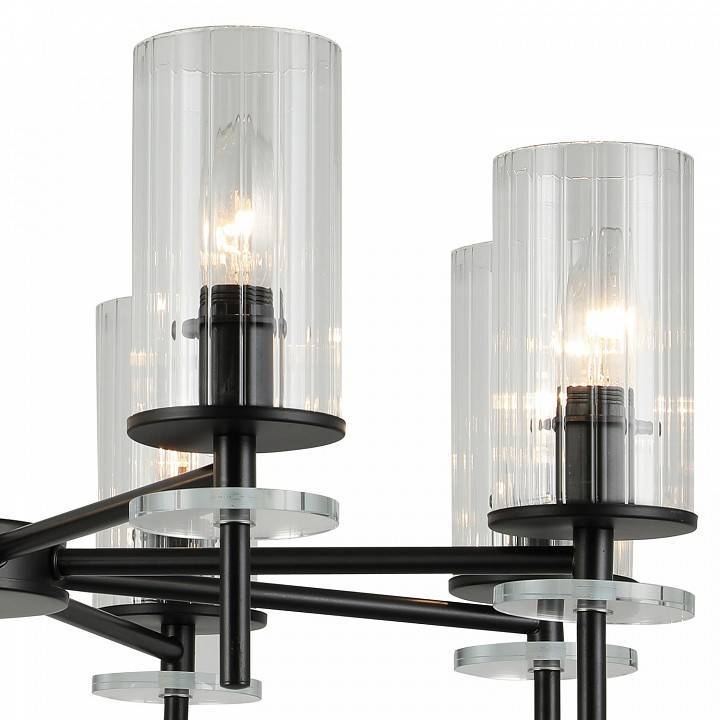 Люстра на штанге De Markt Сити 8x40 Вт E14 74590-0.3-08