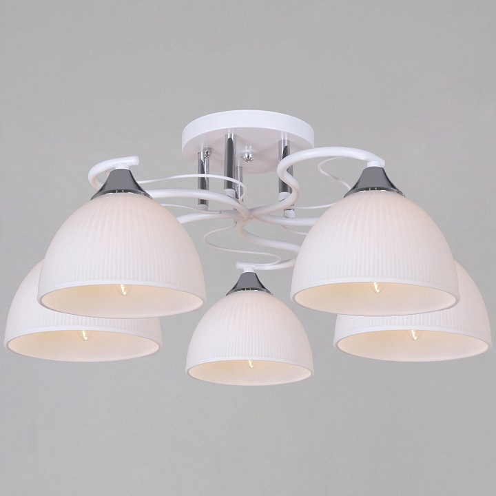 Люстра на штанге  85460-0.3-05 WH+CR