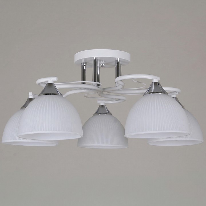 Люстра на штанге  85460-0.3-05 WH+CR