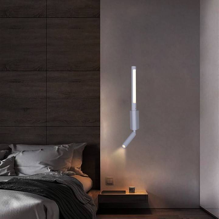 Бра с подсветкой 86209-9.2-001KT LED3W+6W WT